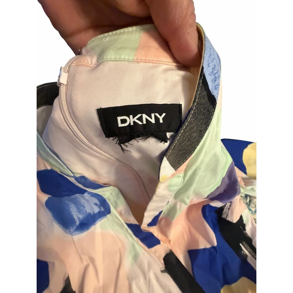 DKNY Printed Balloon Sleeve Dress - Picture 2 of 15